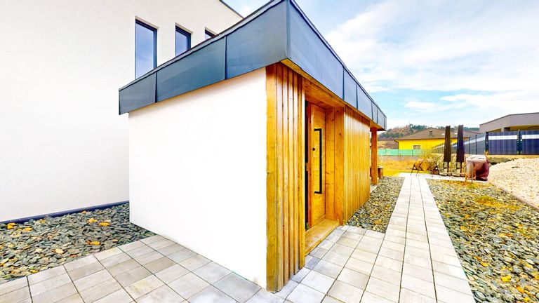 Außenansicht Gartenhaus