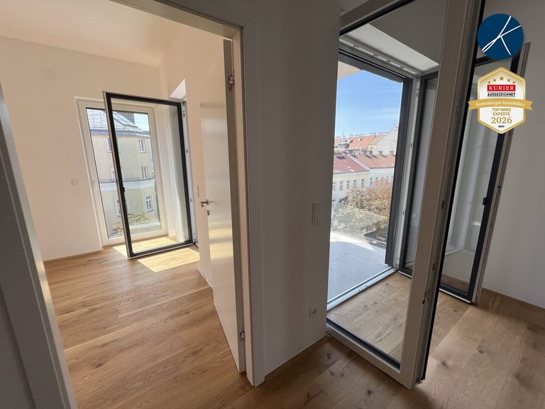 1.Loggia für Blätterwaldzimmer und Herzstück Wohnen und Küche