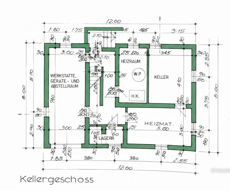 Grundriss Keller