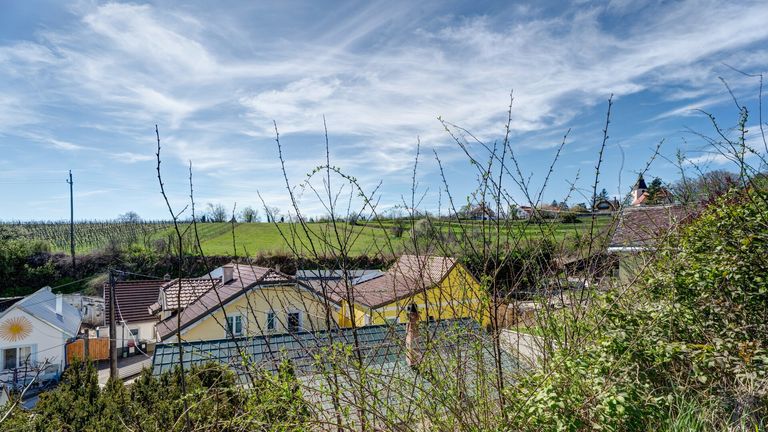 Aussicht vom Grundstück