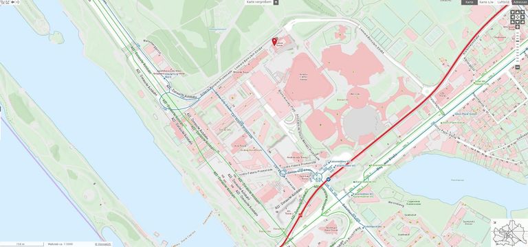Lageplan Öffis