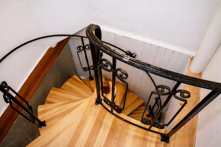 Elegante Wendeltreppe