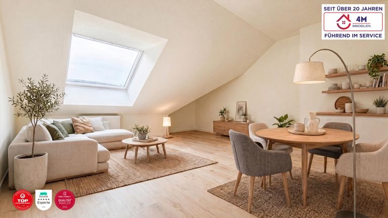 Wohnzimmer gestagt