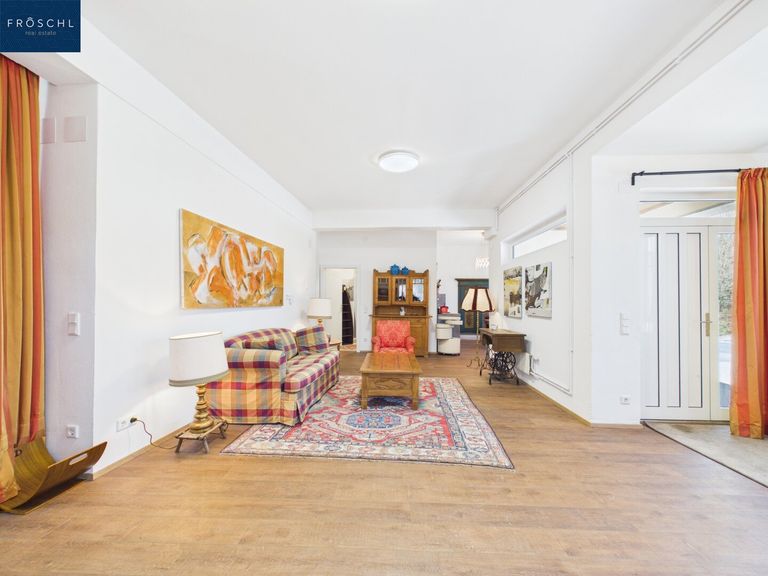 Blick in den Wohnsalon