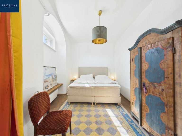 Blick in den Schlafbereich