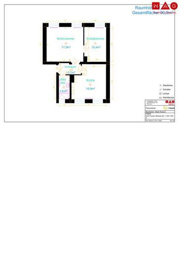 Wohnungsplan Punzerstraße 64