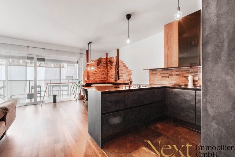 Wohn-, Ess- und Kochbereich