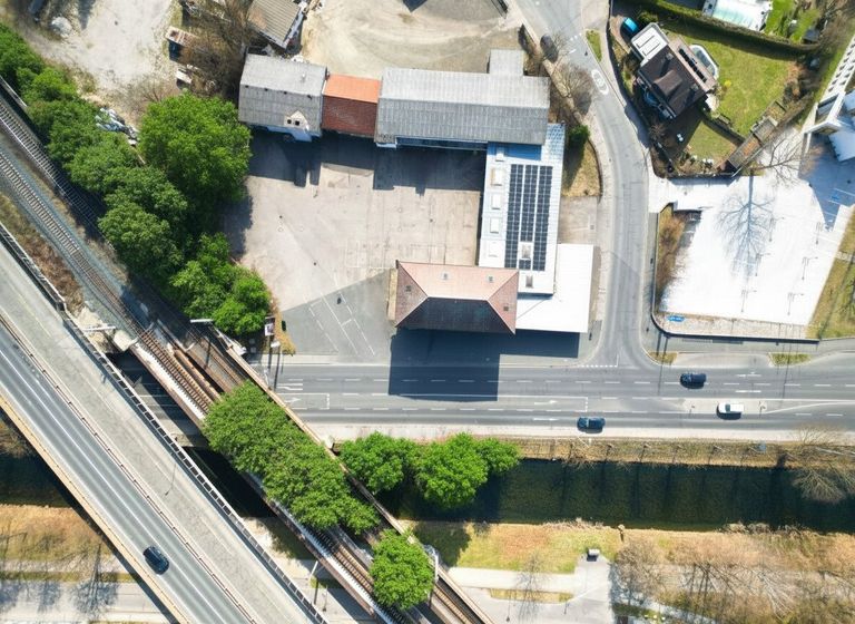 Luftbild Gewerbefläche