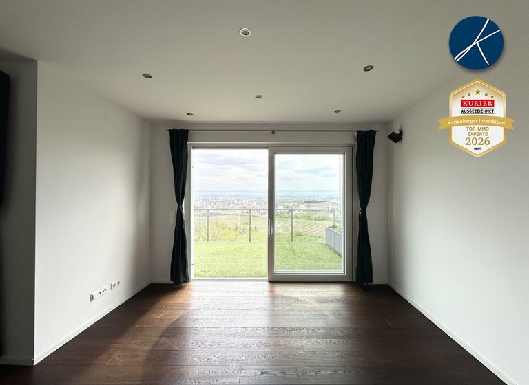 Blick aus dem Wohnzimmer