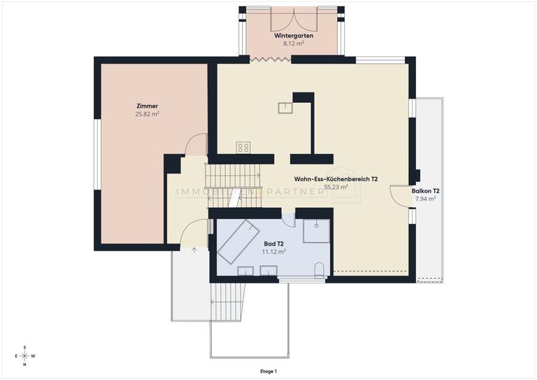 Grundriss Obergeschoss (Top 2)