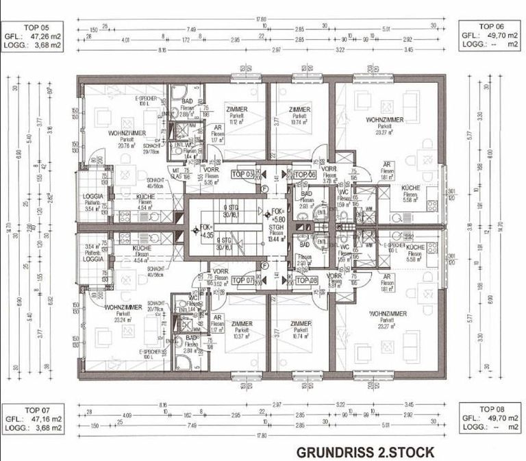 Grundriss Wohnhaus - 2