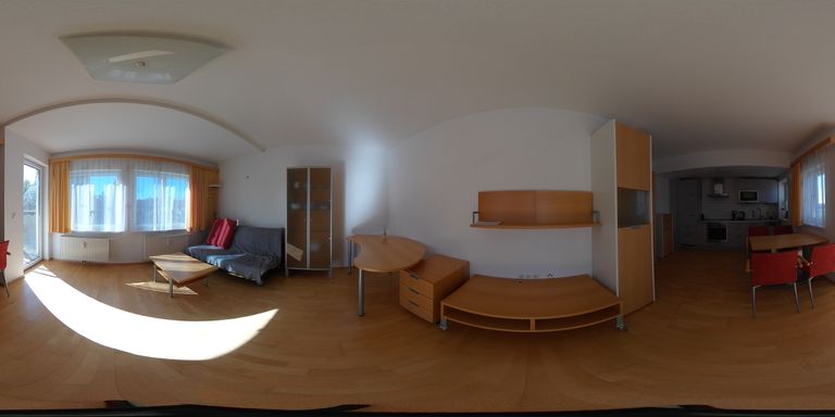 Beispielwohnung - Wohnen/Küche