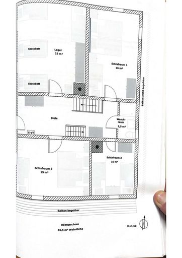 altes Bauernhaus Obergeschoss