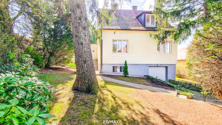 Straßenfassade und Vorgarten