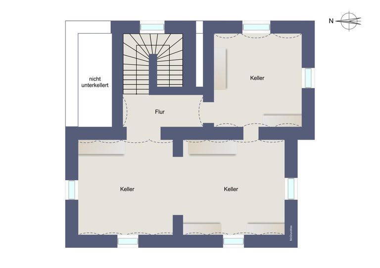 Grundriss Keller