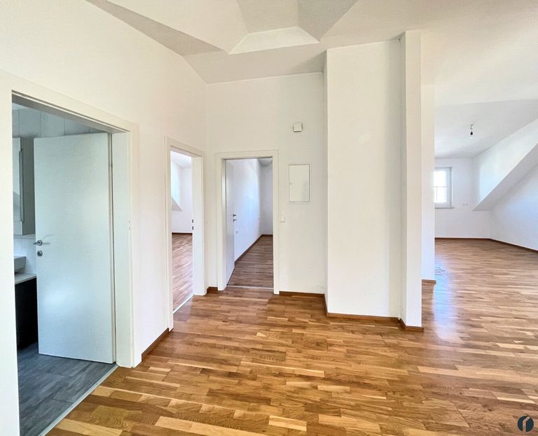 Blick vom Vorzimmer in die Wohnung