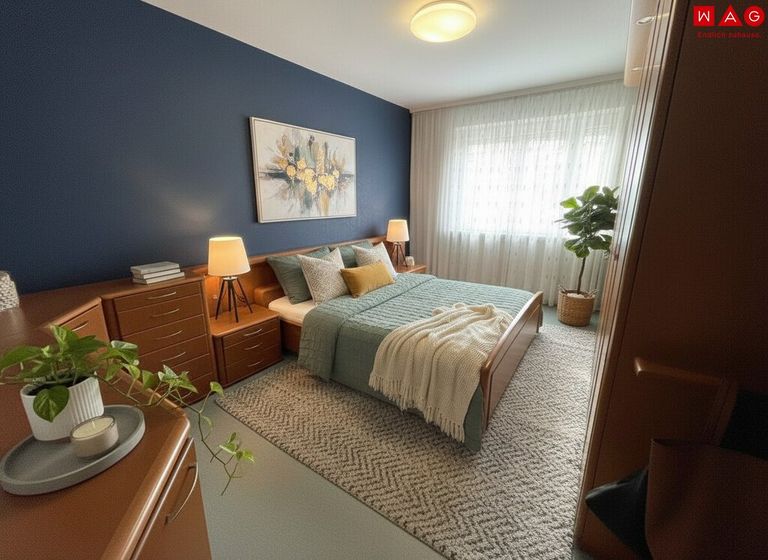 Schlafzimmer KI-bearbeitet