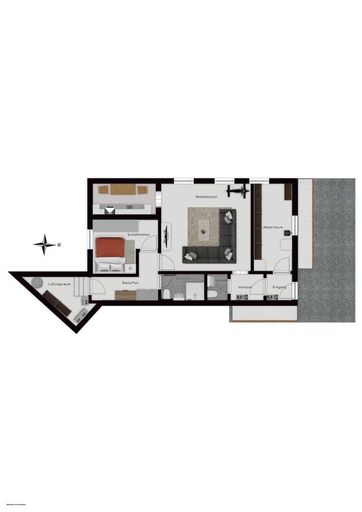 Grundriss Obergeschoss