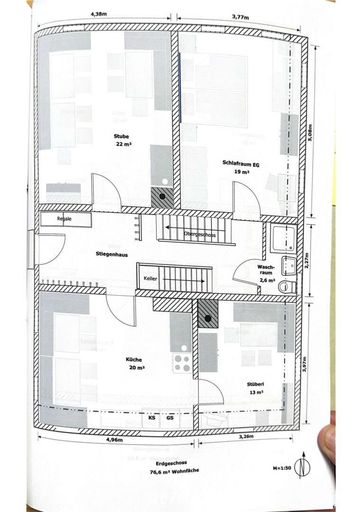 altes Bauernhaus Erdgeschoss