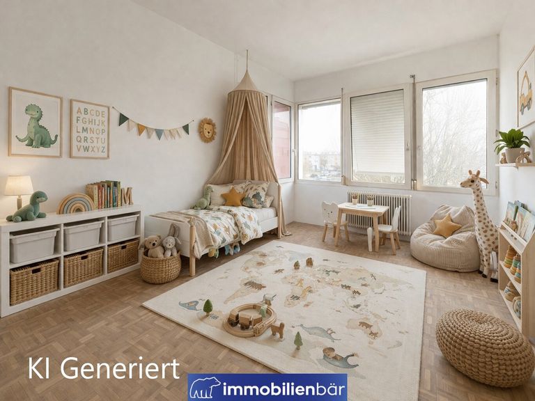 Kinderzimmer KI generiert