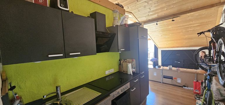 Küche Wohnraum kleine Wohnung