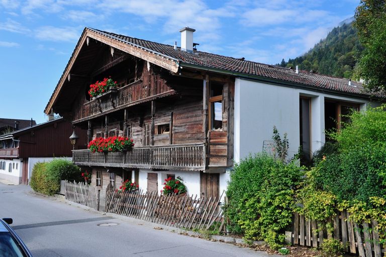 Ansicht auf das Bauernhaus