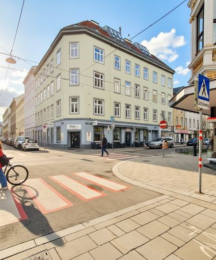 Außenansicht & Lage nahe Elternleinplatz