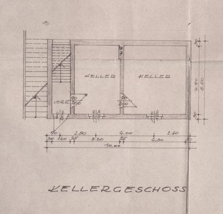 Grundriss Kellergeschoss