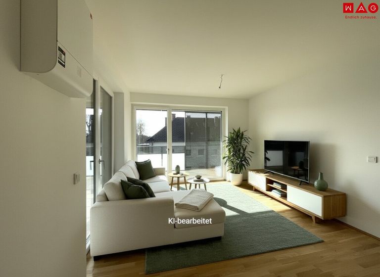 Möblierungsvorschlag Wohnzimmer KI generiert