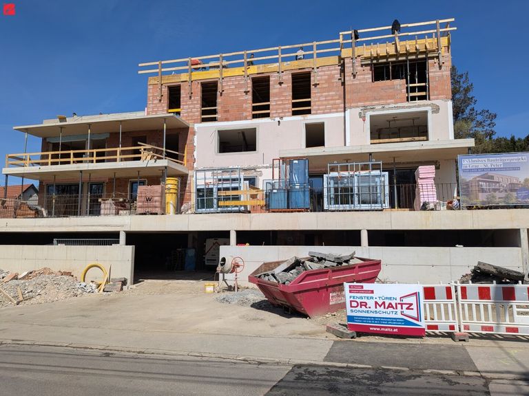 Baufortschritt April