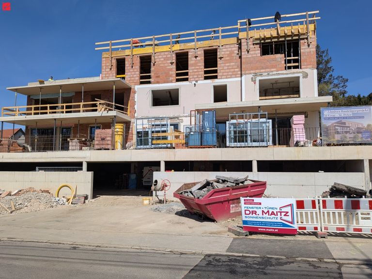 Baufortschritt April