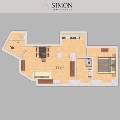 Grundriss Wohneinheit 2