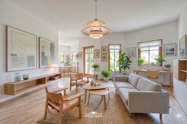 Wohnbereich Gestaltungsvorschlag Skaninavisches Design