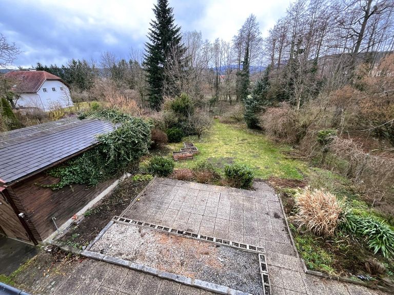 Blick in den Garten - Beispielfoto