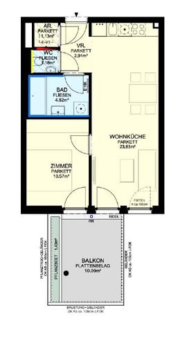 Grundriss Wohnung