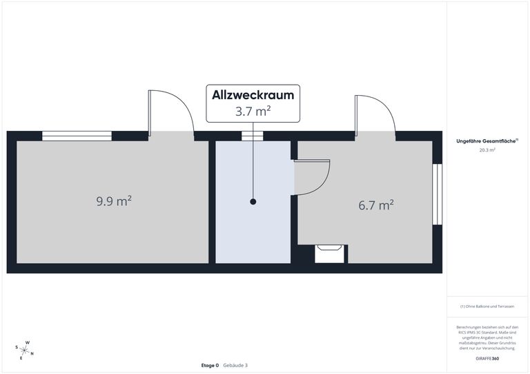 Grundriss Nebengebäude