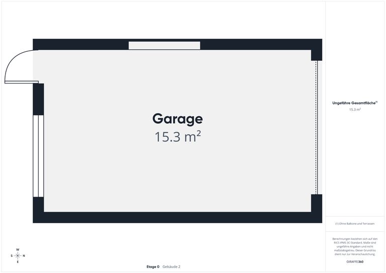 Grundriss Garage