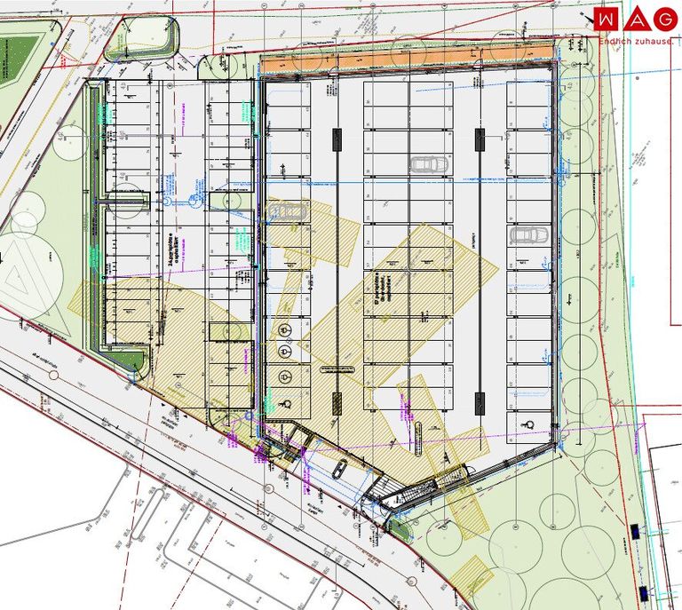 Stellplatzplan Parkhaus