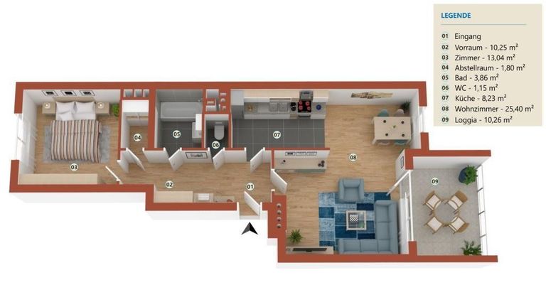 ETW 2000 Stockerau- Planskizze