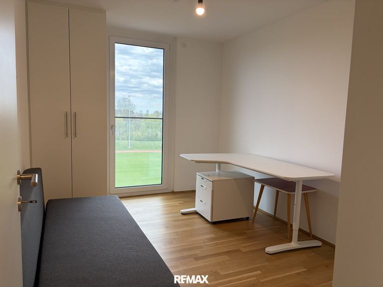Schlafzimmer mit Einbaumöbel