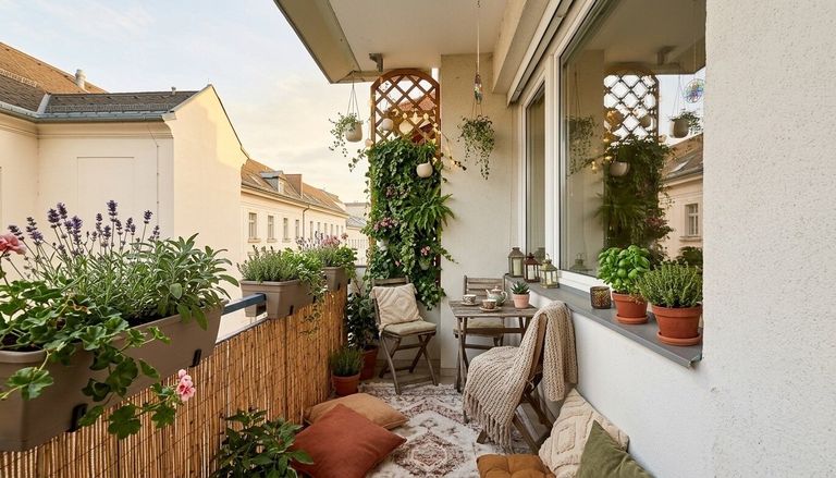 Ausstattungsbeispiel Balkon - KI-VISUALISIERT