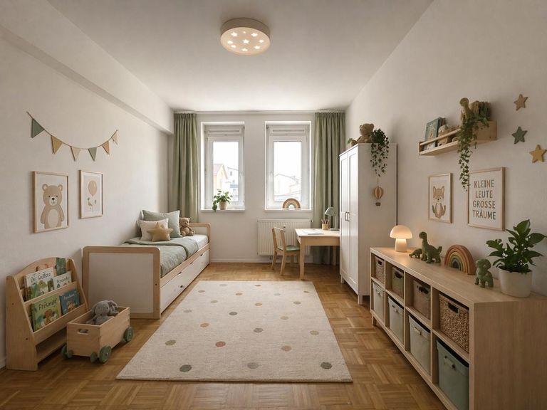 Kinderzimmer mit KI Visualisiert