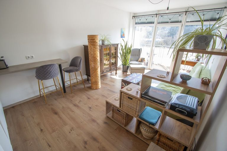 Wohnzimmer und Küche