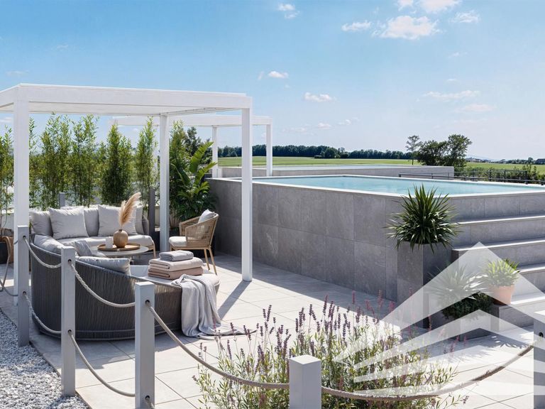 Stiftslichtung St. Florian Visualisierung Dachpool