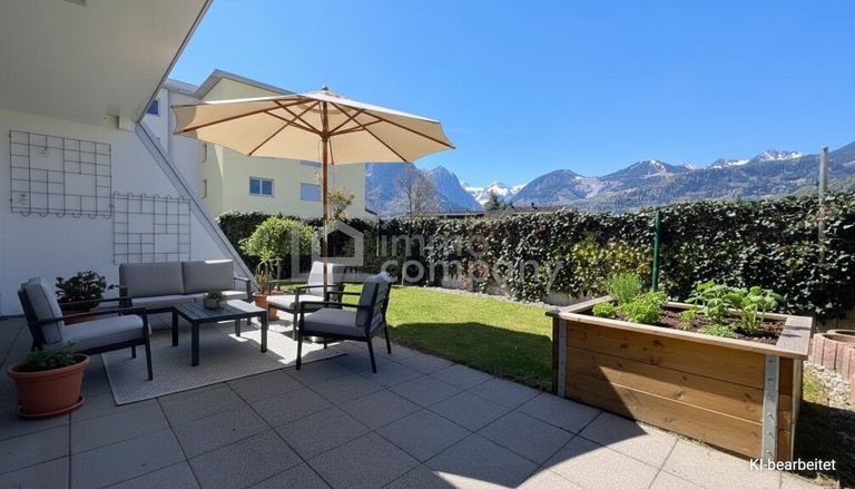 Terrasse mit Westausrichtung