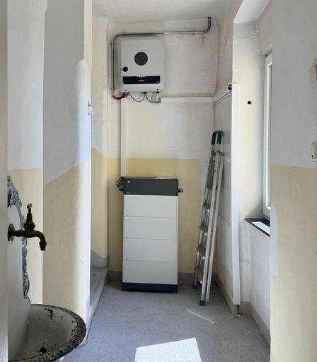 Treppenhaus PV-Anlage