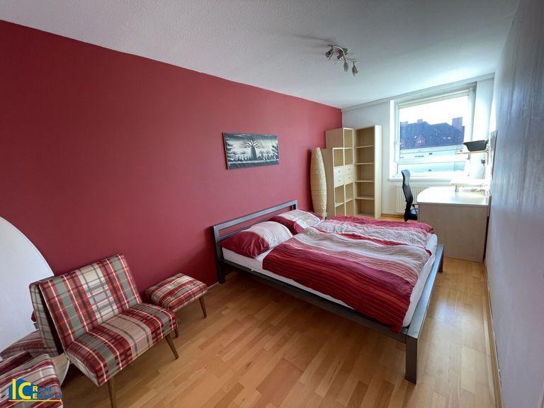 Freundliches und gemütliches Schlafzimmer