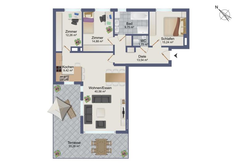 Wohnungsplan