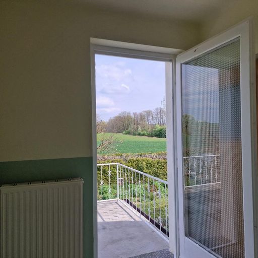 Sicht zum Balkon