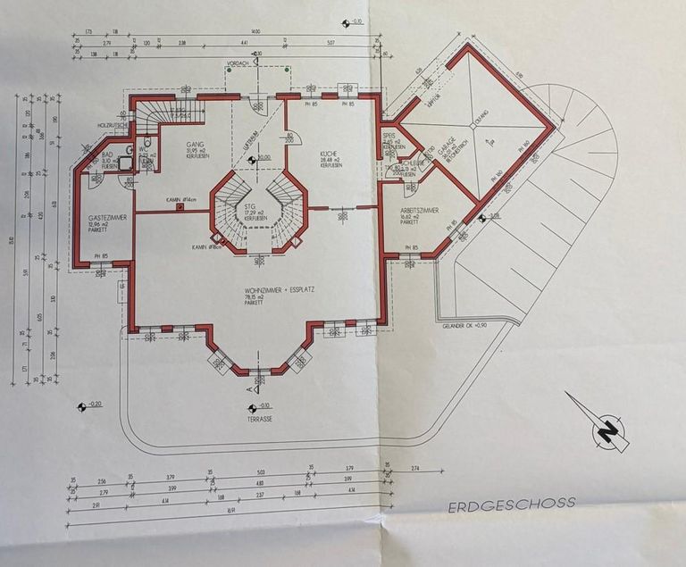 Plan Erdgeschoss
